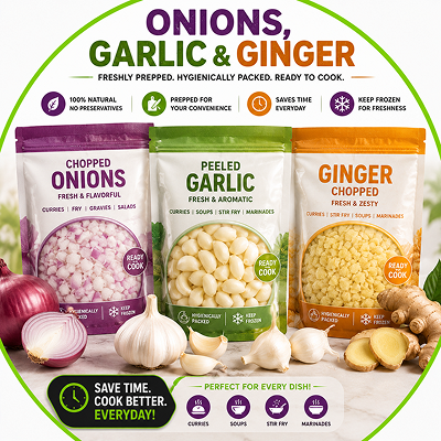 Onions Garlic and Ginger